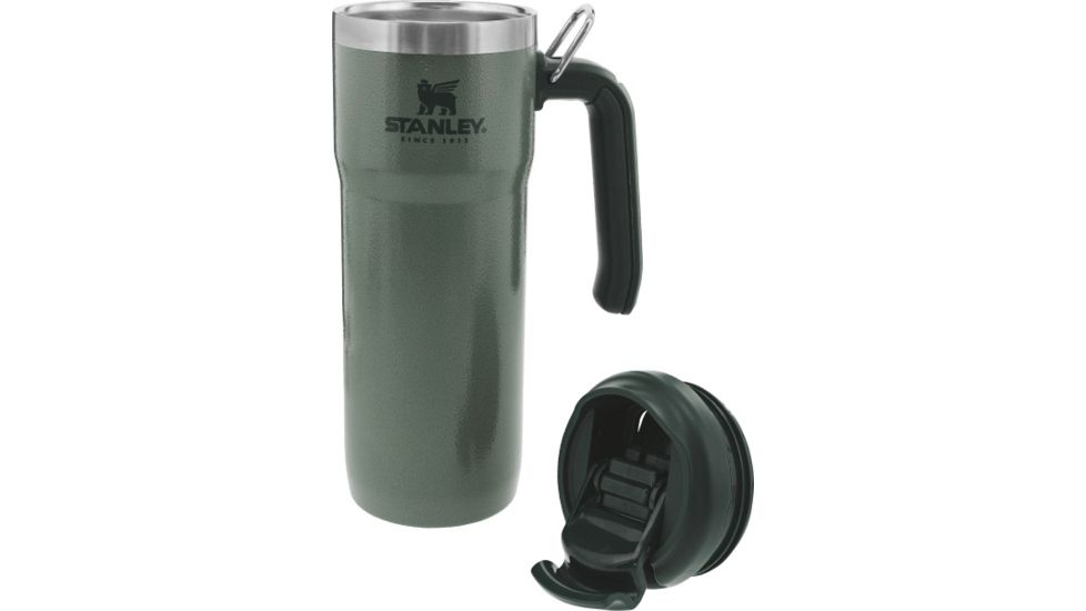 Stanley Classic TwinLock Travel Mug, Hammertone Green, 20 oz, 10-06442-009