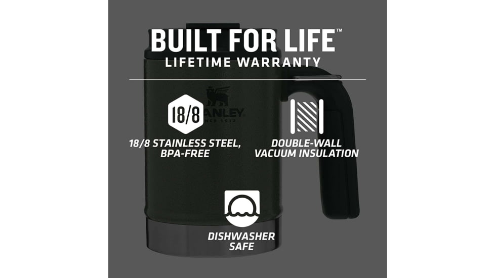 Stanley Classic Vacuum Camp Mug 16oz, 16oz / .47L, 10-01693-023