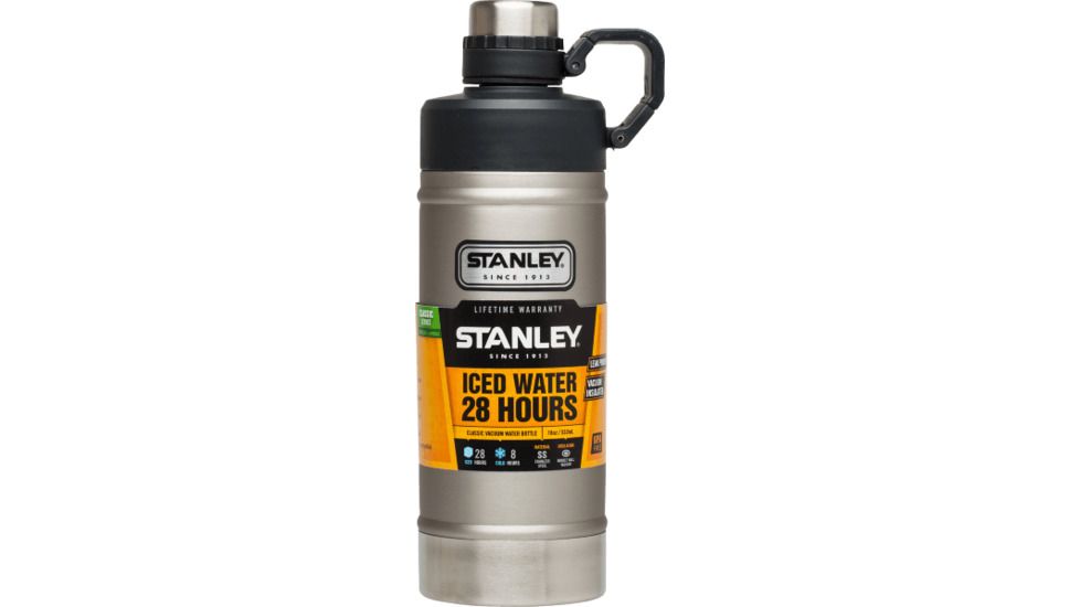 Stanley Classic Vacuum Water Bottle 18oz, Stainless Steel 10-02105-003
