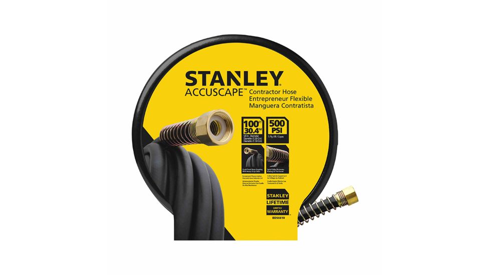 Stanley Tools Contractor Grade Hose 100 Feet, Black, BDS6610