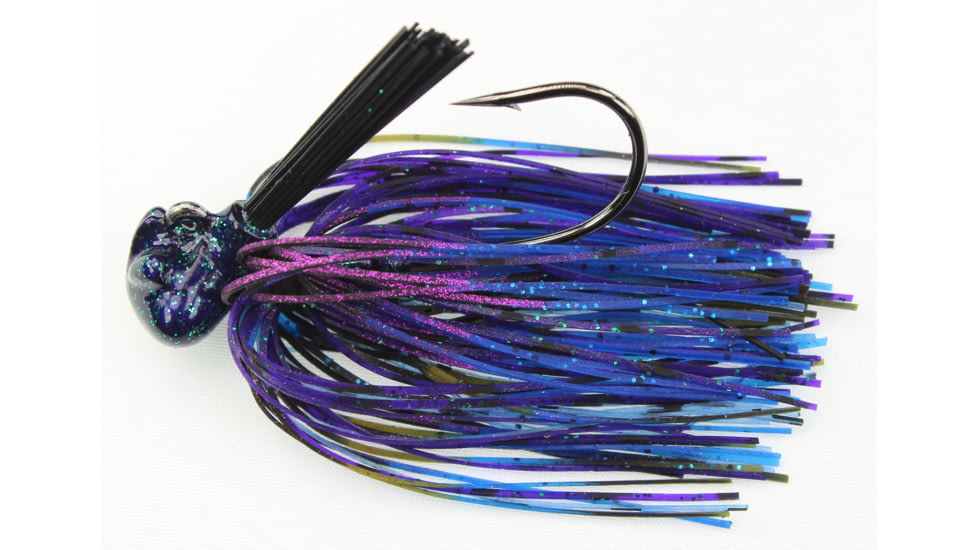 Stanley Jigs 1/2 oz. Stanleys Stand-Up Football Jig, Hand Tied, Purple Neonz, SFBJ12-606HT