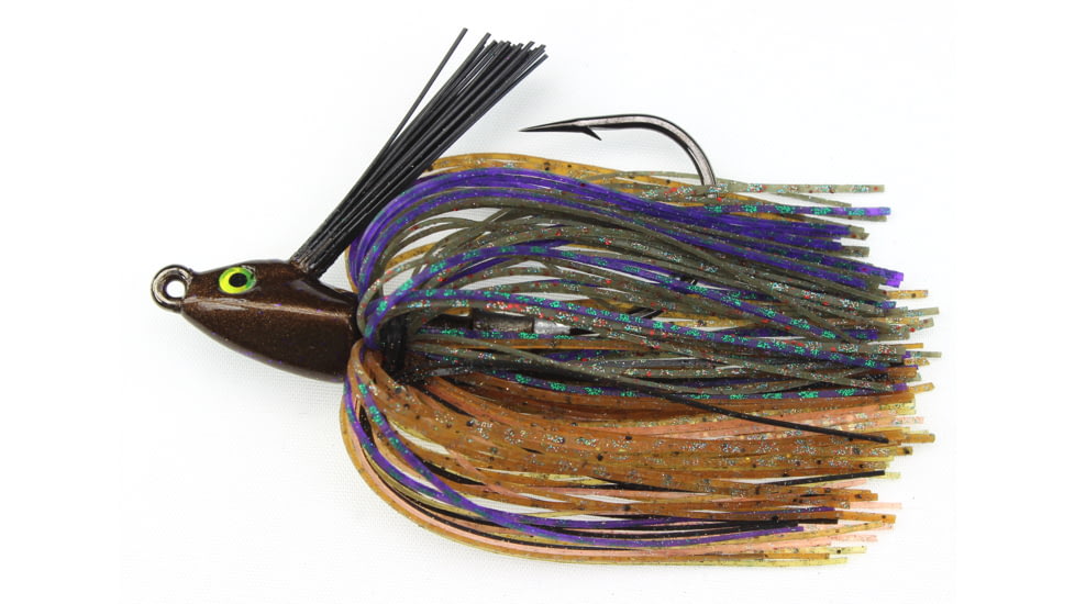 Stanley Jigs 1/2 oz. Swim Max Jig, Hand Tied, Gone Crazy, SMJ12-608HT