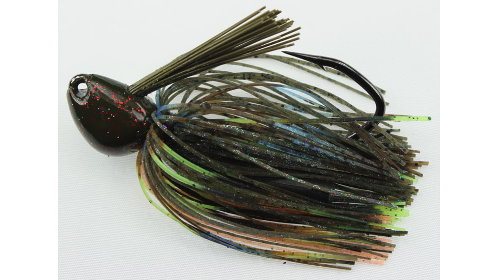 Stanley Jigs 1 oz. Big Nasty Jig, Hand Tied, Perfect Blue Gill, BNJ1-601HT