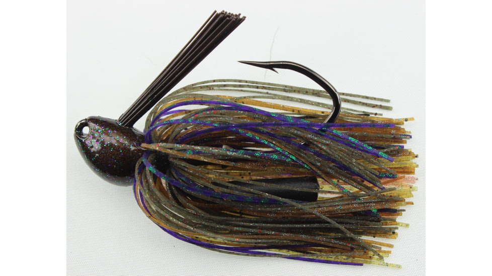 Stanley Jigs 3/4 oz. Big Nasty Jig, Hand Tied, Gone Crazy, BNJ34-608HT