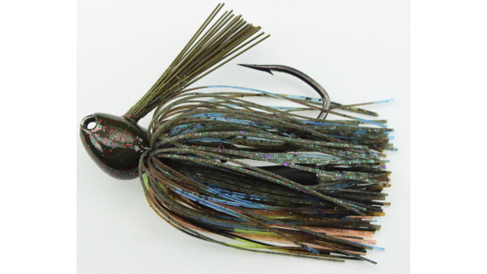 Stanley Jigs 3/4 oz. Big Nasty Jig, Hand Tied, Perfect Blue Gill, BNJ34-601HT