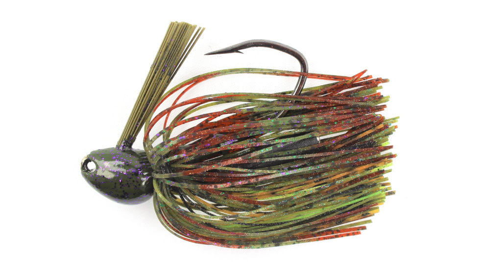 Stanley Jigs 3/4 oz. Big Nasty Jig, Hand Tied, Witches Brew, BNJ34-607HT