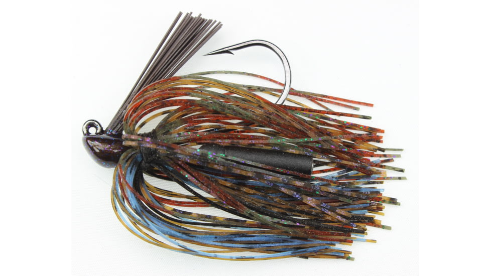 Stanley Jigs 5/16 oz. Rattling Casting Jig, Purple Delusion, Hand Tied, RC516-604HT