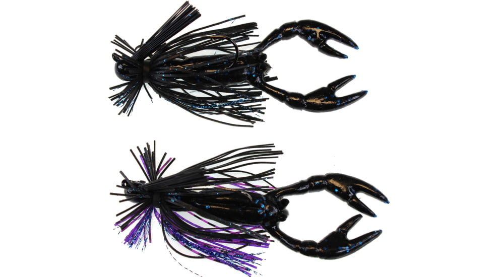 Stanley Jigs Finesse Jig, Black Blue, 1/4oz, 2 per Pack, FSR214-6365