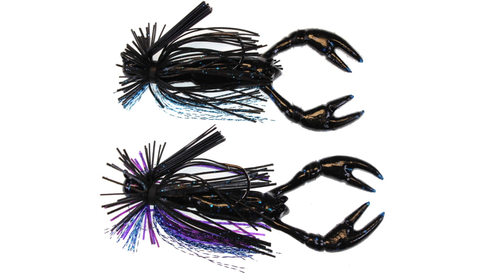 Stanley Jigs Finesse Jig, Black Blue, 1/8oz, 2 per Pack, FSR218-6365