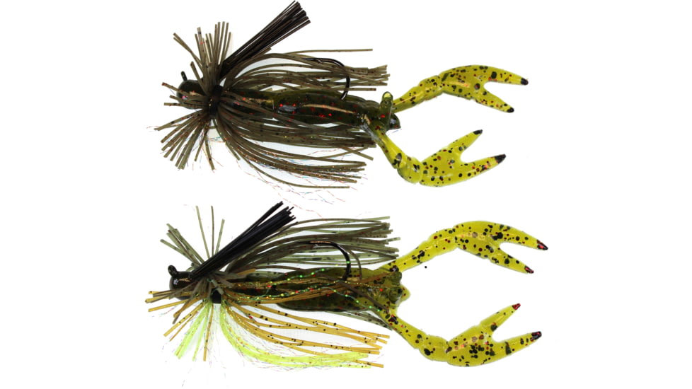 Stanley Jigs Finesse Jig, Green Pumpkin/Pumpkin, 1/8oz, 2 per Pack, FSR218-6074