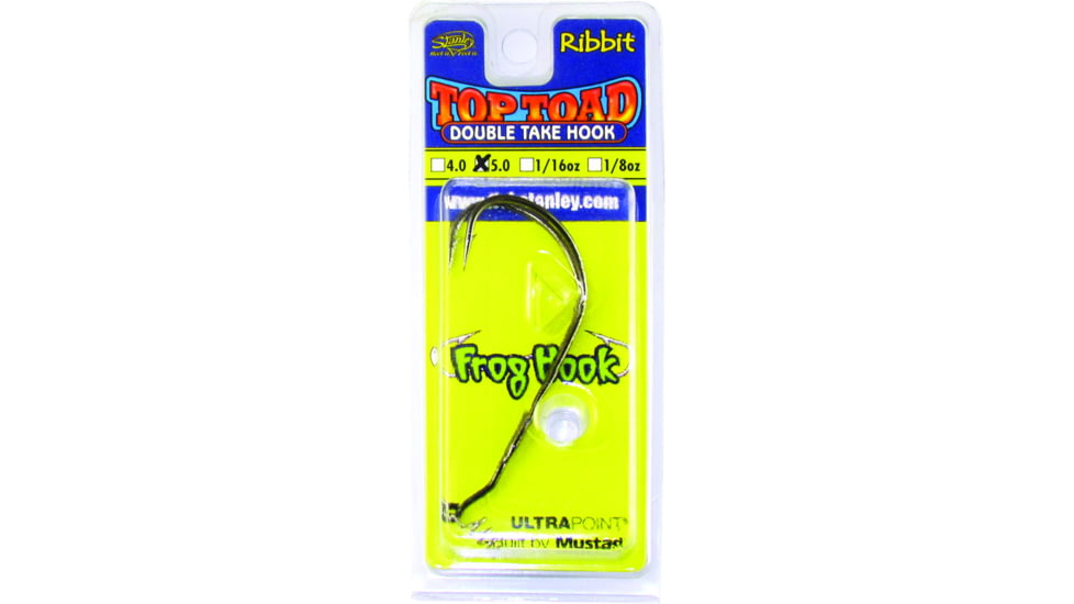 Stanley Jigs Ribbit Double Take 5/0 WB Single, 1/16oz, SRDT1-50-16WB