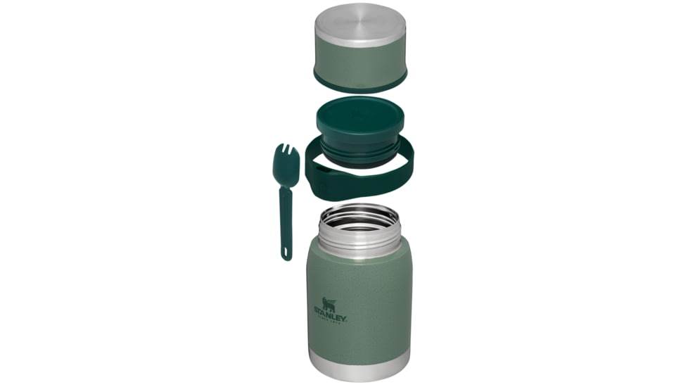 Stanley The Adventure To-Go Food Jar w/Spork, Hammertone Green, 24 oz/0.71 L, 10-10835-001