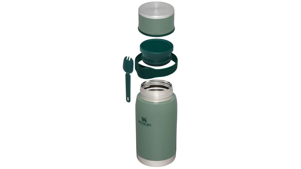 Stanley The Adventure To-Go Food Jar w/Spork, Hammertone Green, 36 oz/1.06 L, 10-10834-001