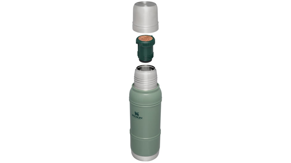 Stanley The Artisan Thermal Bottle, Hammertone Green, 1.1 QT/1.0 L, 10-11428-001