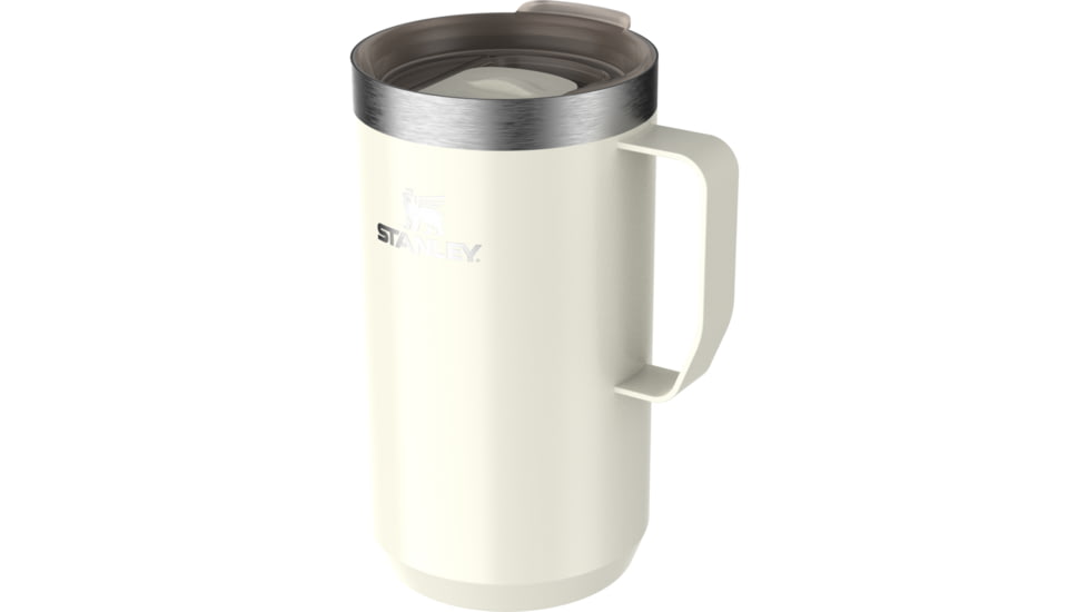 Stanley The Everyday Camp 24 oz Mug, Cream Gloss, 24 oz / 0.71 L, 10-13095-005