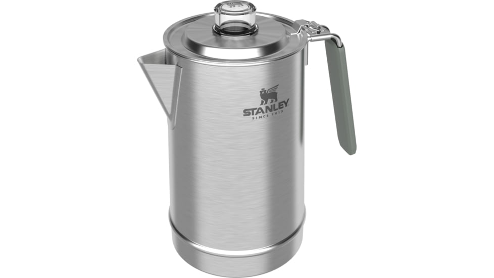 Stanley The Hold Tight Percolator, Stainless Steel, 1.1 QT/1.0 L, 10-10000-001