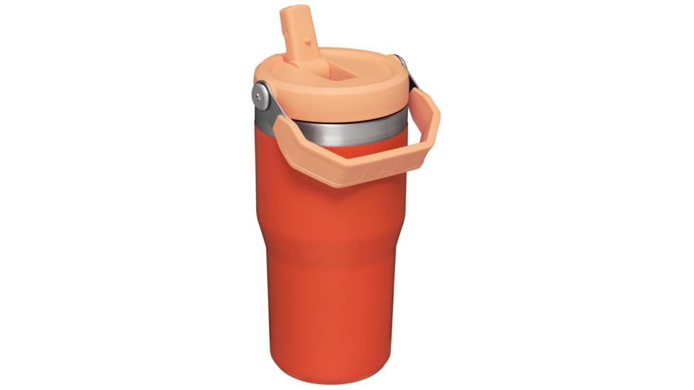 Stanley The IceFlow Flip Straw Tumbler - 20oz, Tigerlily, 20 oz, 10-09994-133