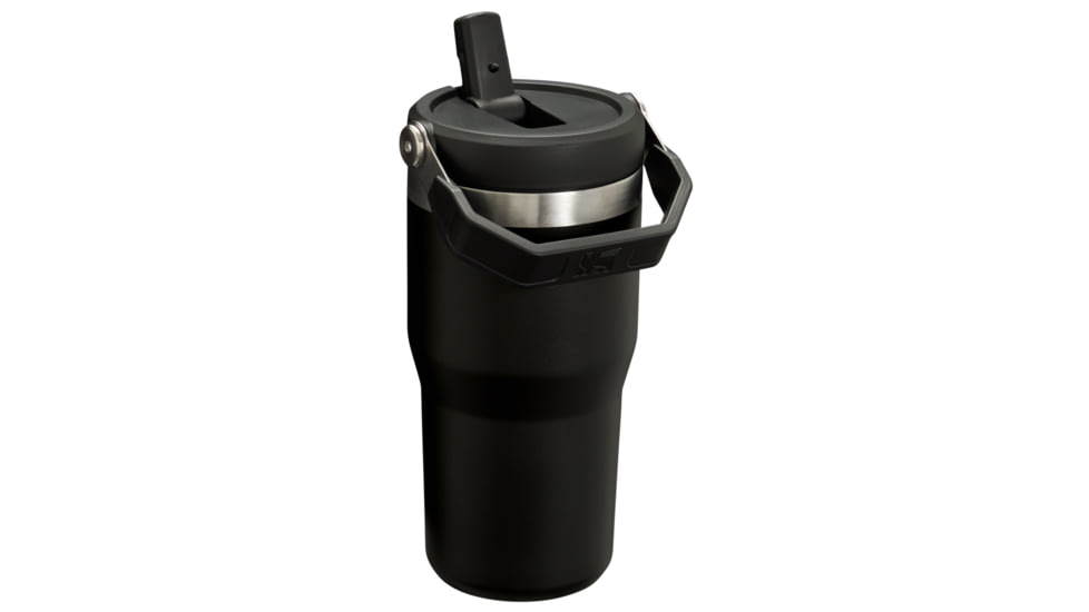 Stanley The IceFlow Flip Straw Tumbler, Black 2.0, 20 oz/0.59 L, 10-09994-129