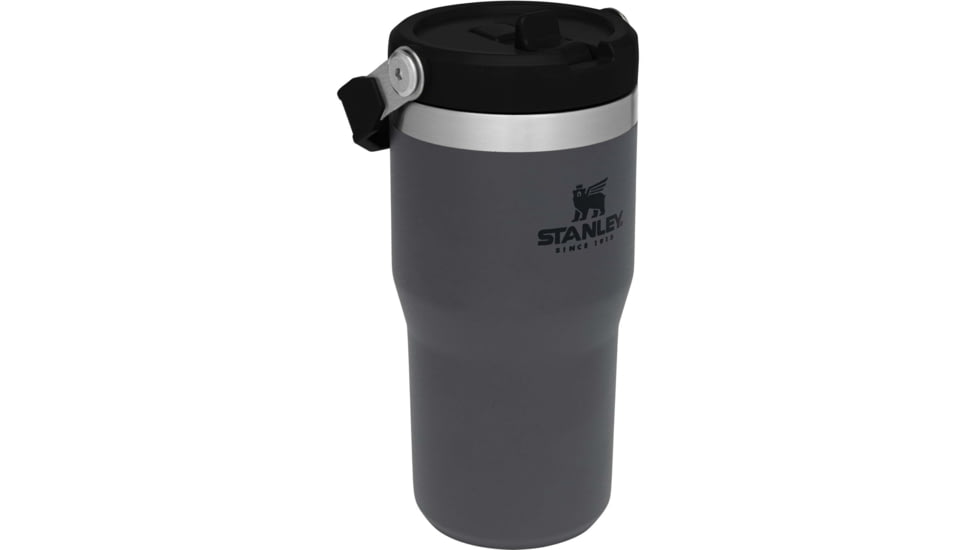 Stanley The IceFlow Flip Straw Tumbler, Charcoal, 20oz / .59L, 10-09994-002