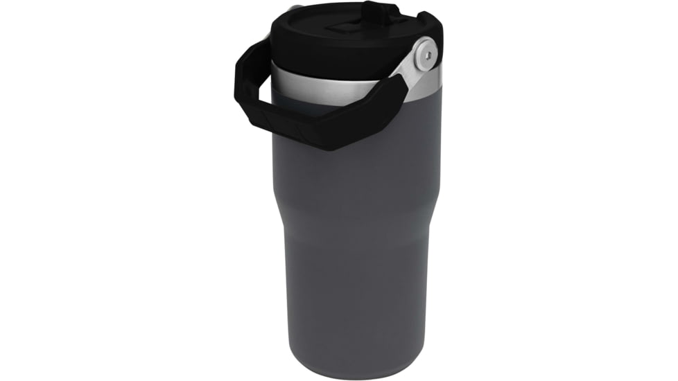 Stanley The IceFlow Flip Straw Tumbler, Charcoal, 20oz / .59L, 10-09994-002