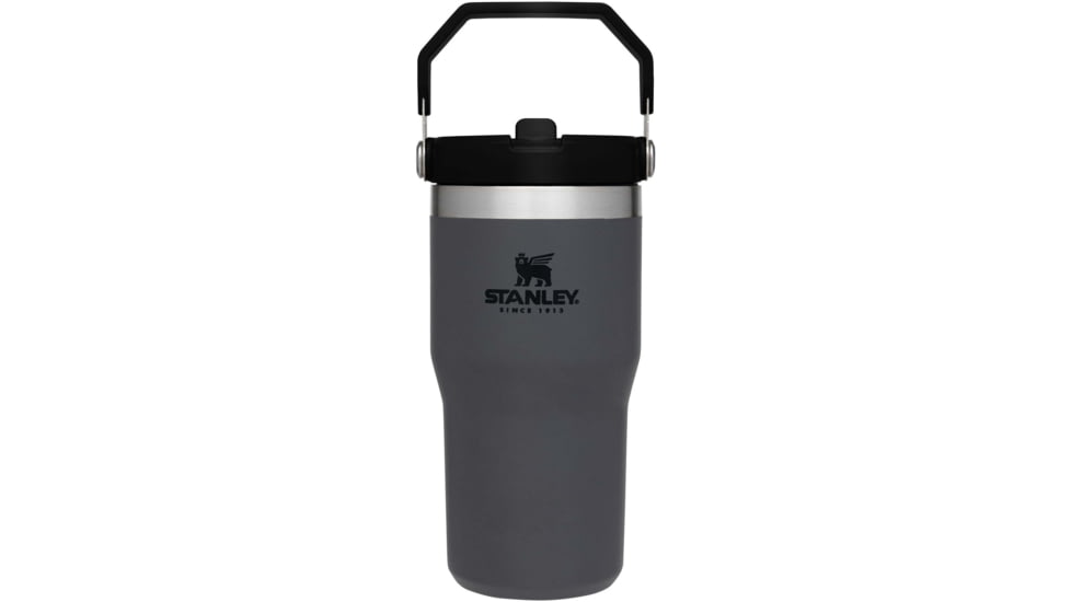 Stanley The IceFlow Flip Straw Tumbler, Charcoal, 20oz / .59L, 10-09994-002