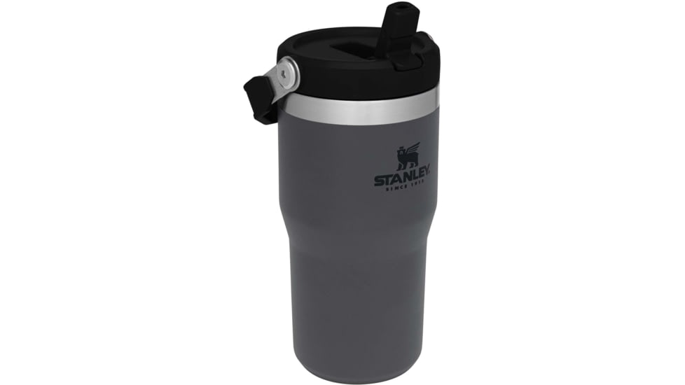 Stanley The IceFlow Flip Straw Tumbler, Charcoal, 20oz / .59L, 10-09994-002