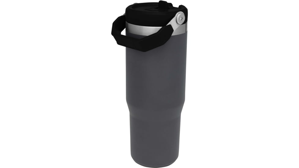 Stanley The IceFlow Flip Straw Tumbler, Charcoal, 30oz / .88L, 10-09993-002