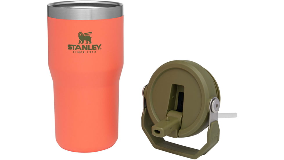 Stanley The IceFlow Flip Straw Tumbler, Guava, 20oz / .59L, 10-09994-016