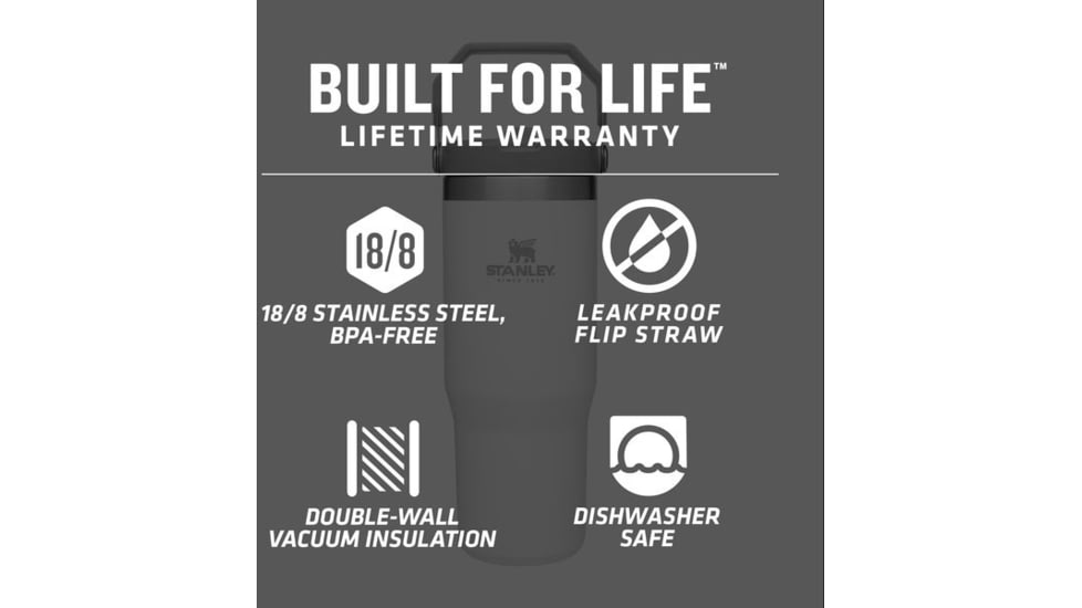 Stanley The IceFlow Flip Straw Tumbler, Iris, 30 oz, 10-09993-177