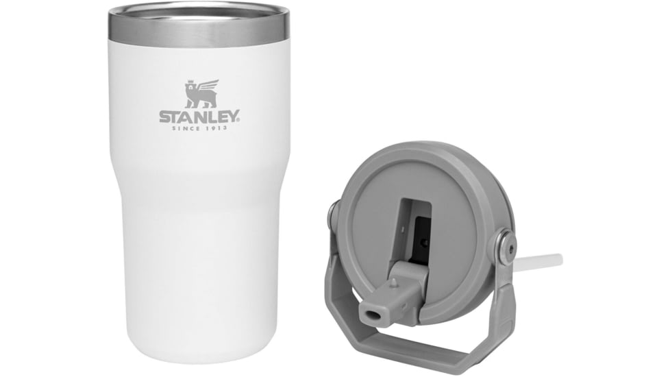 Stanley The IceFlow Flip Straw Tumbler, Polar, 20oz / .59L, 10-09994-001