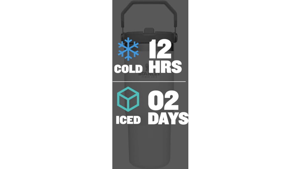 Stanley The IceFlow Flip Straw Tumbler, Polar, 30oz / .88L, 10-09993-001