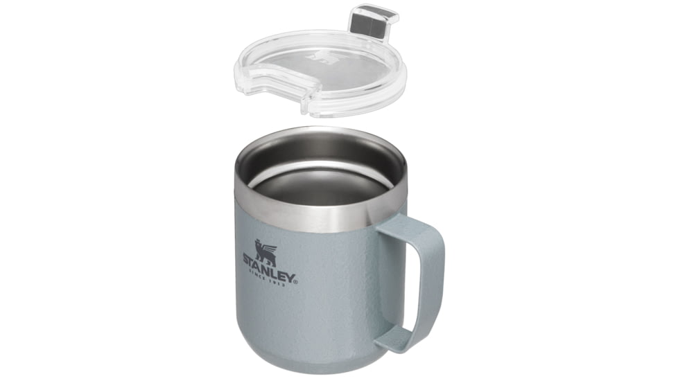 Stanley The Legendary Camp Mug, Hammertone Silver, 12 oz, 10-09366-212