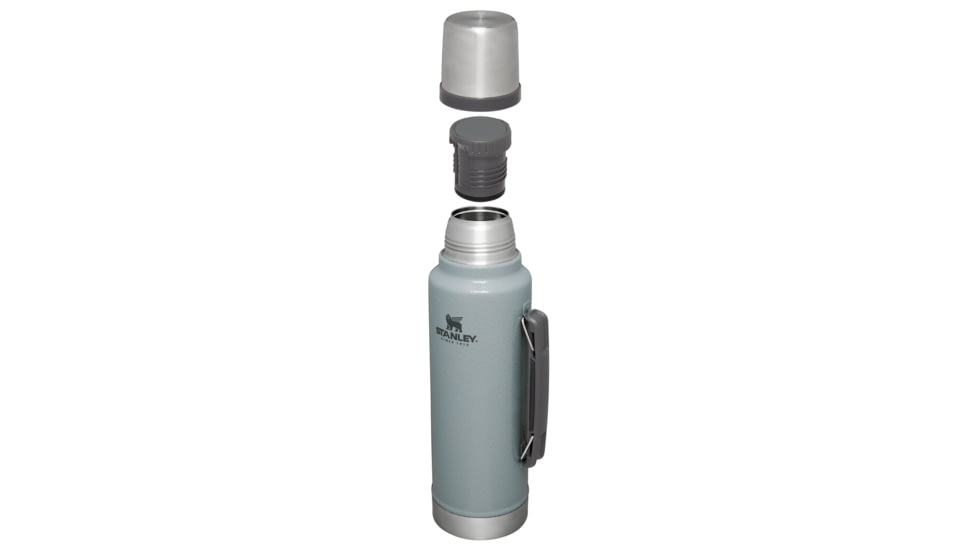 Stanley The Legendary Classic 1.4L Bottle, Hammertone Silver, 1.5 QT/1.4 L, 10-11347-003