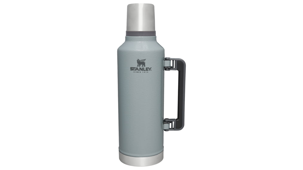 Stanley The Legendary Classic Bottle - 2.5qt, Hammertone Silver, 2.5 QT/2.3 L, 10-11349-002