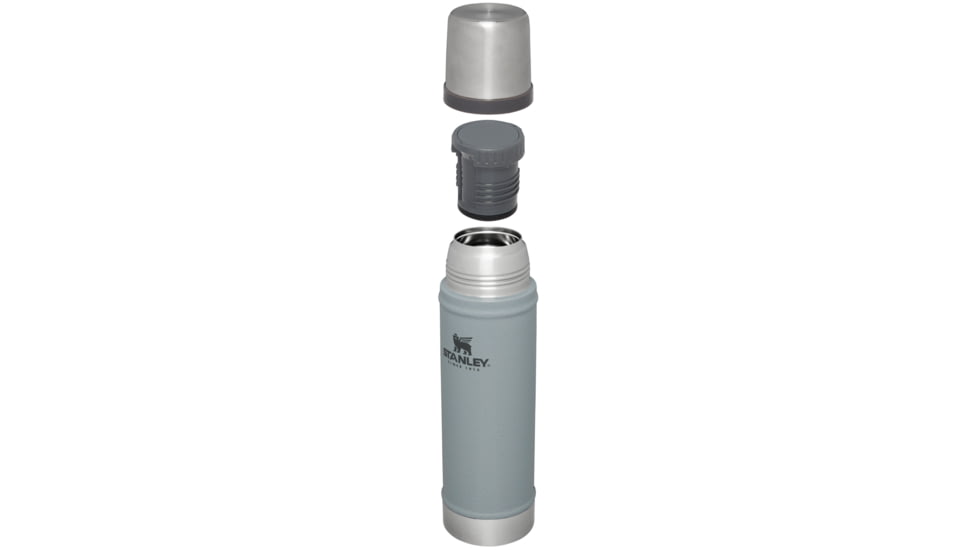 Stanley The Legendary Classic 1.9L Bottle, Hammertone Silver, 2 QT/1.9 L, 10-11348-002