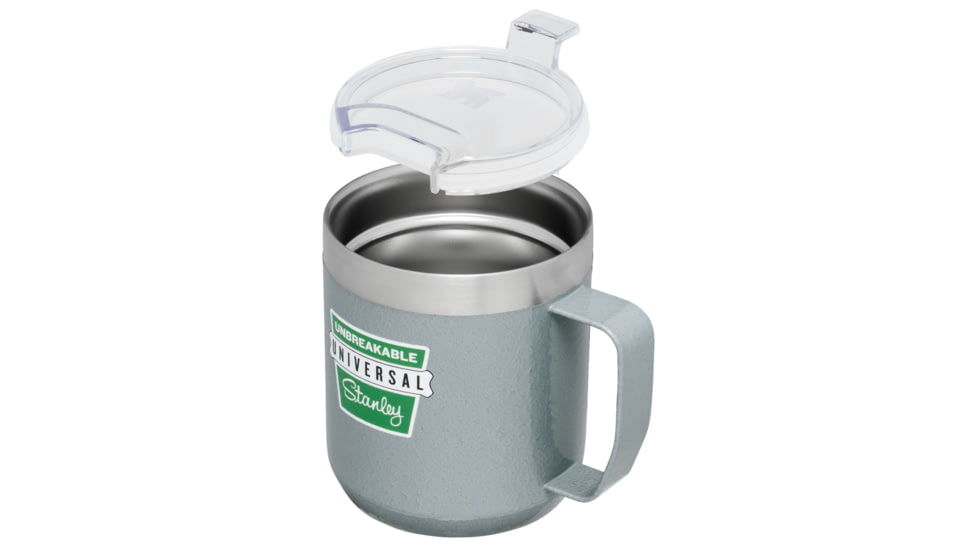 Stanley The Milestones Camp 12oz Mug, 1960 Hammertone Silver, 12 oz, 10-09366-213