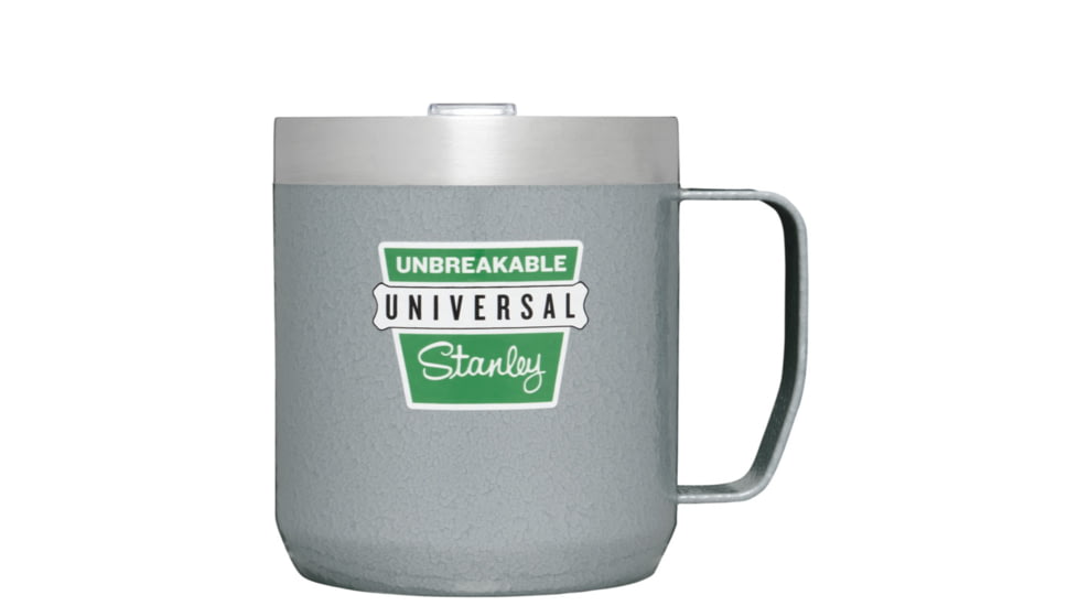 Stanley The Milestones Camp 12oz Mug, 1960 Hammertone Silver, 12 oz, 10-09366-213