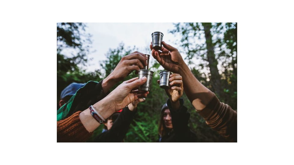 Stanley The Nesting Shot 2oz Glass Set, Matte Black, 2 oz, 10-01705-034