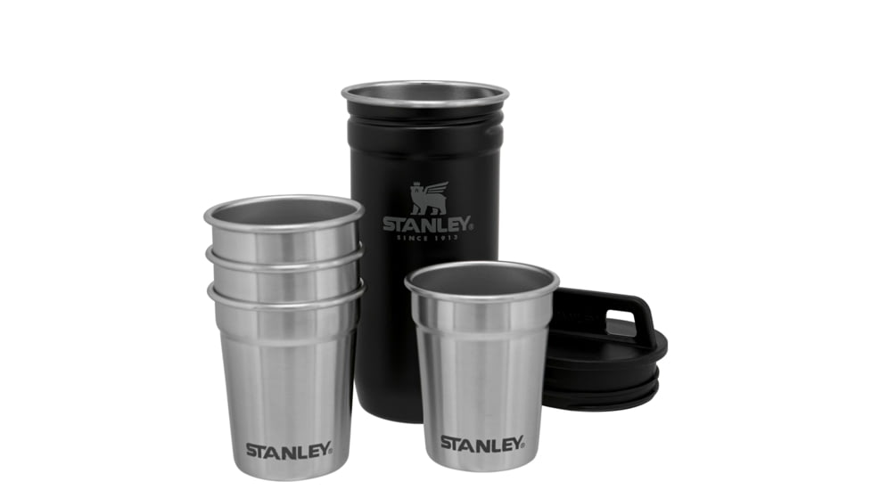 Stanley The Nesting Shot 2oz Glass Set, Matte Black, 2 oz, 10-01705-034