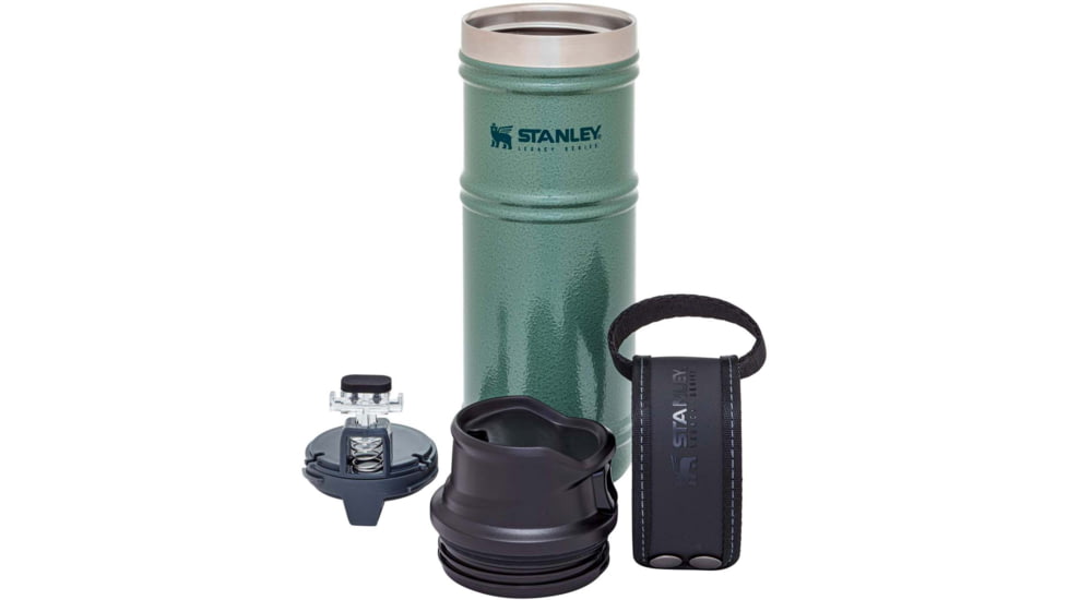 Stanley The Quadvac Trigger Action Mug, Hammertone Green, 16oz / .47L, 10-09836-001