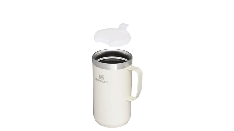Stanley The Stay-Hot Camp Mug 24oz, Cream Gloss, 24 oz/0.71 L, 10-11443-010