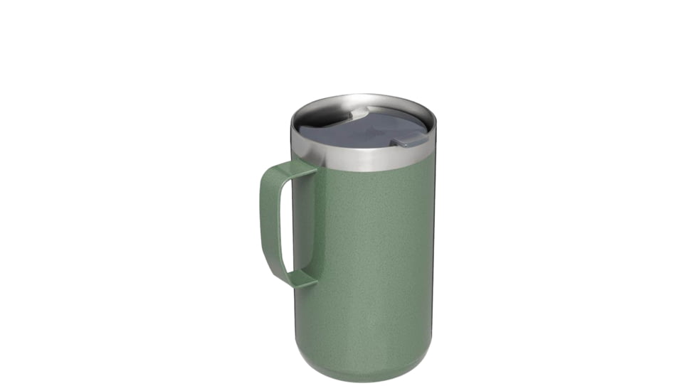 Stanley The Stay-Hot Camp Mug 24oz, Hammertone Green, 24 oz/0.71 L, 10-11443-003