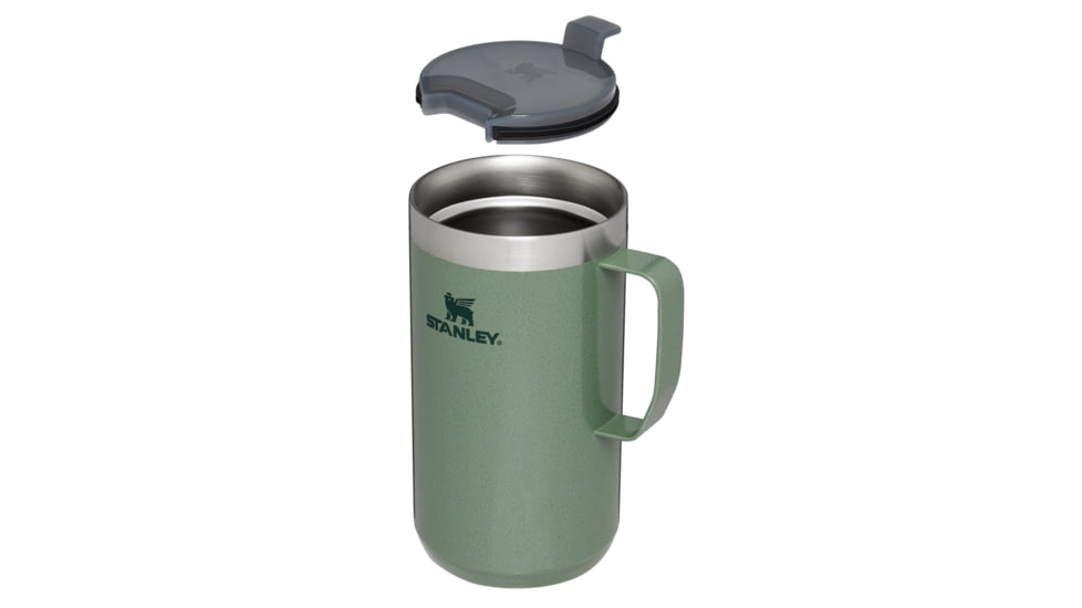 Stanley The Stay-Hot Camp Mug 24oz, Hammertone Green, 24 oz/0.71 L, 10-11443-003