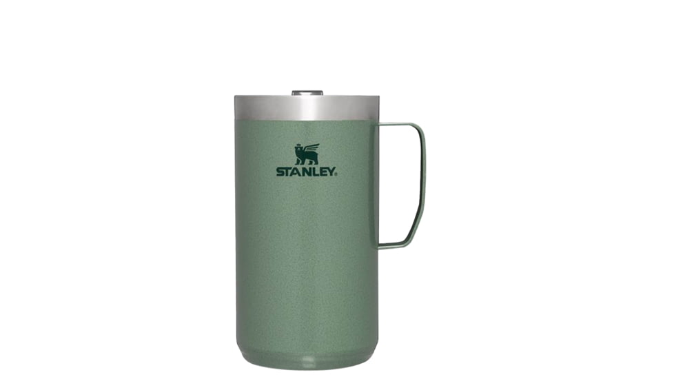 Stanley The Stay-Hot Camp Mug 24oz, Hammertone Green, 24 oz/0.71 L, 10-11443-003