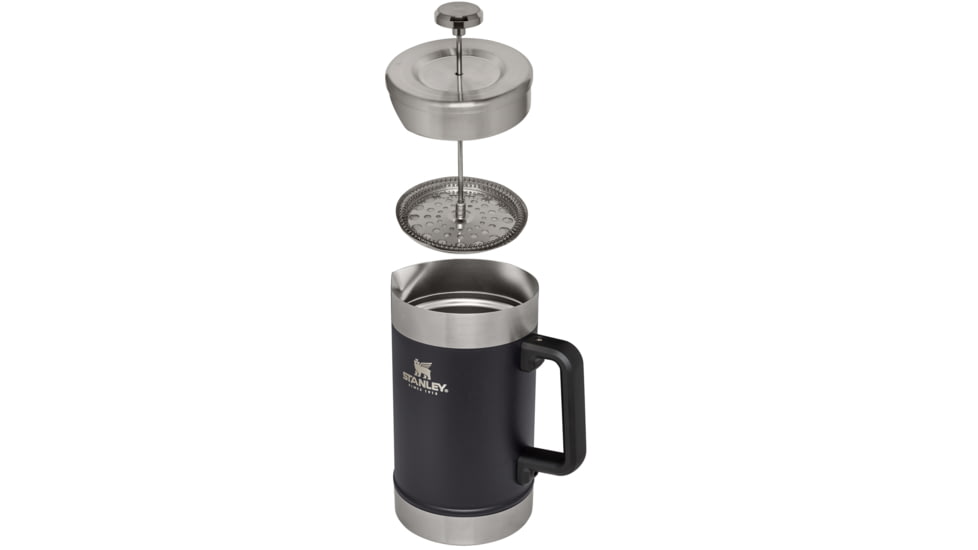 Stanley The Stay-Hot French Press 48oz, Matte Black, 48 oz, 10-02888-042
