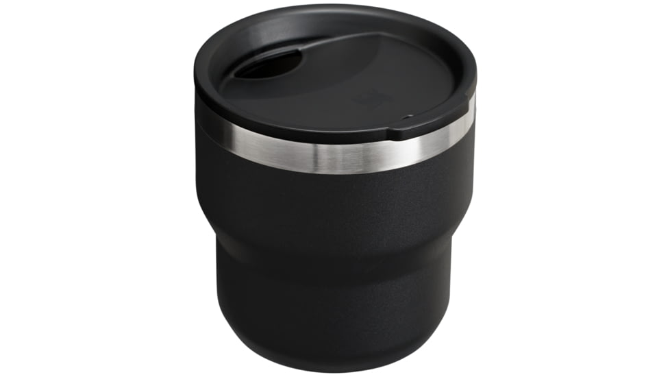 Stanley The Stay-Hot Stacking 10 oz Camp Cup, Black 2.0, 10 oz / 0.29 L, 10-12078-003