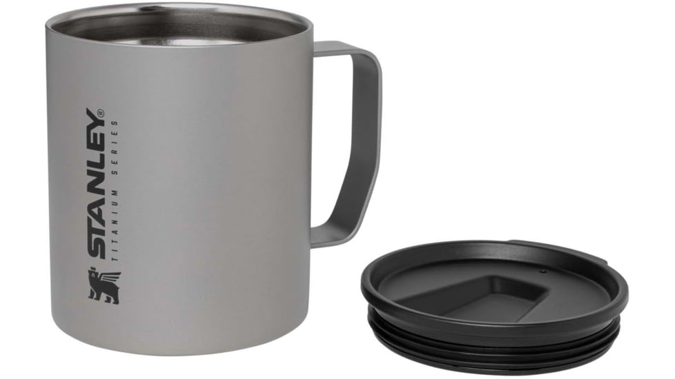 Stanley The Stay-Hot Titanium Camp Mug, Sandblasted, 12oz / .35L, 10-09570-001