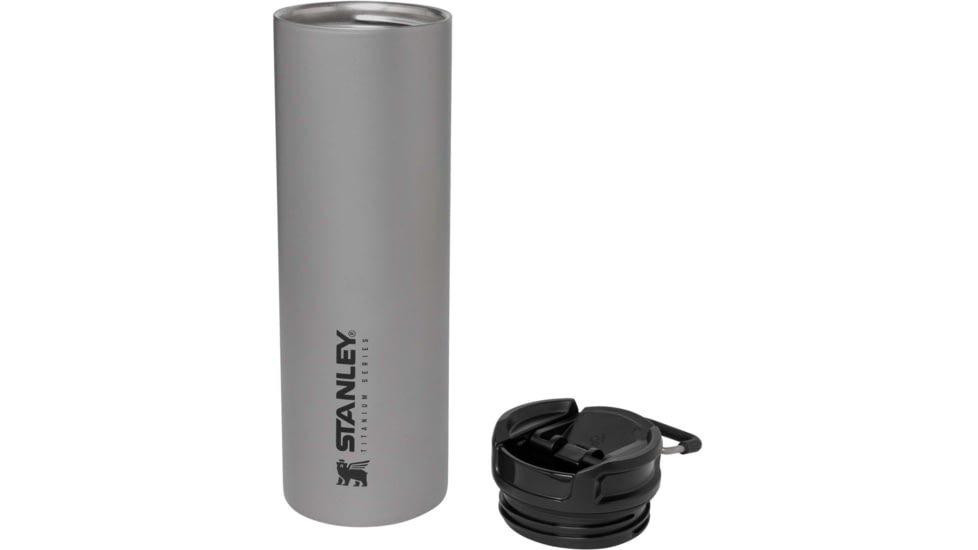 Stanley The Stay-Hot Titanium Travel Mug, Sandblasted, 14oz / .4L, 10-09569-001