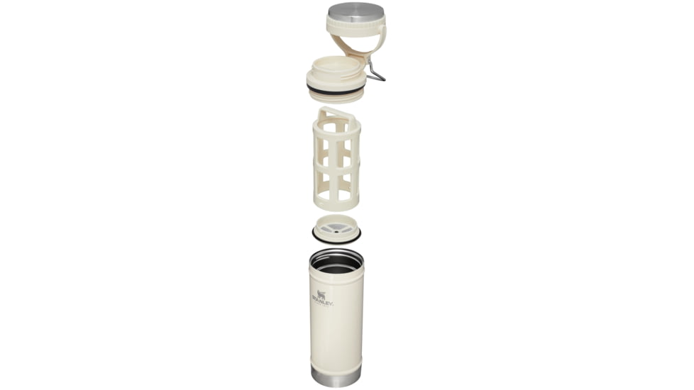 Stanley The Travel Mug 2oz French Press, Cream Gloss, 16 oz, 10-01855-034