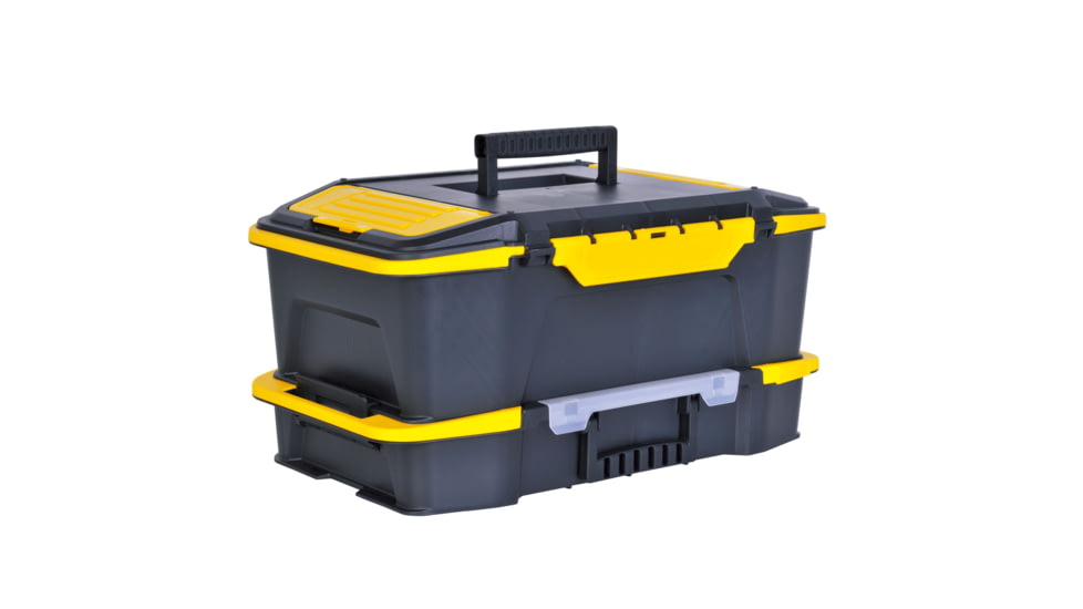 Stanley Tools Click N Connect 2-in-1 Tool Box, Black/Yellow, STST19900